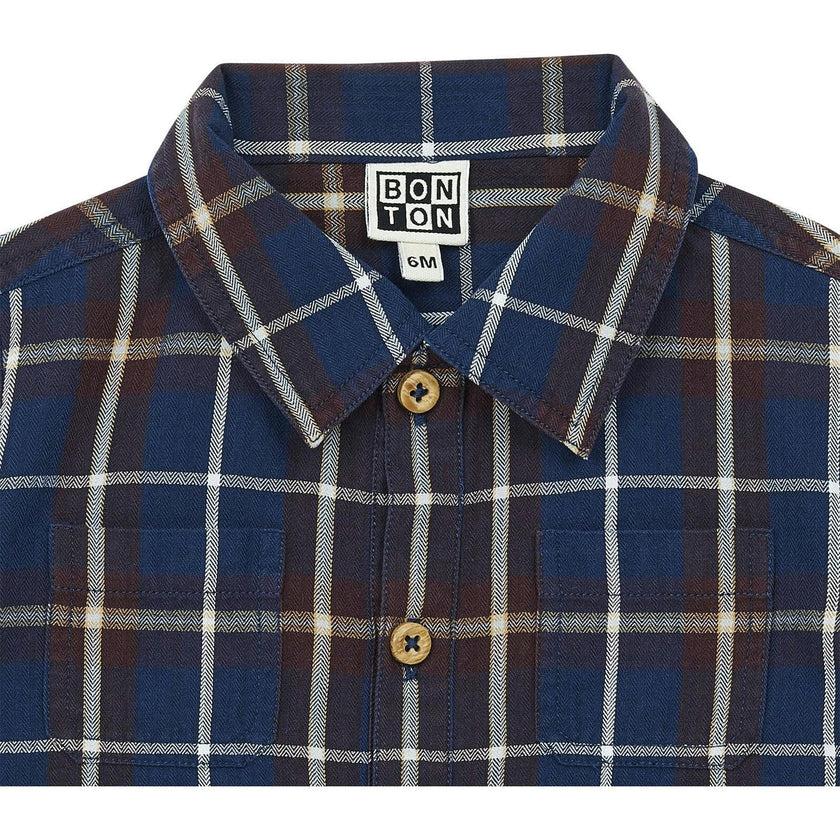 Plaid Baby Shirt