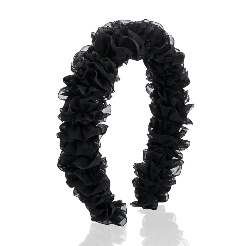 Ruffled Sheer Headband