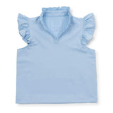 Ellie Girls' Sleeveless Performance Top by LH Sport Light Blue (Past Season)