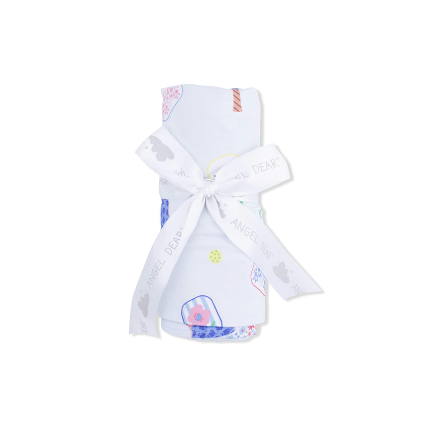 Floral Pickleball - Swaddle Blanket