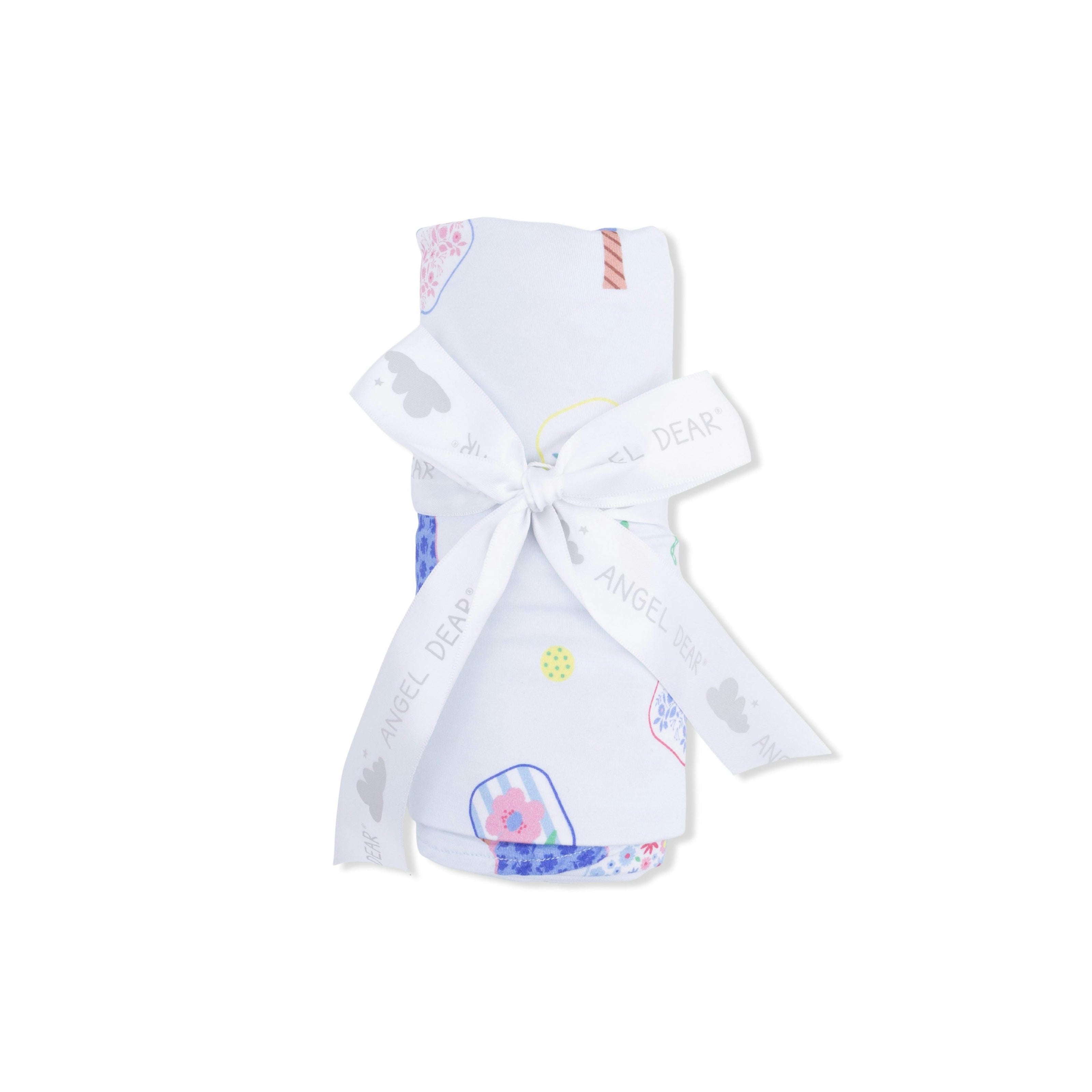 Floral Pickleball - Swaddle Blanket