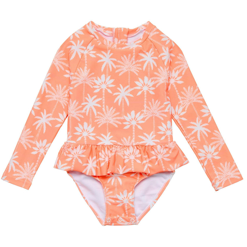 Cali Palms Recycled Skirt Surf Suit