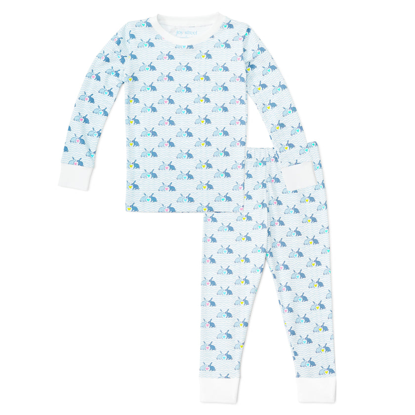 Bunny Love Two Piece Kids Pajamas
