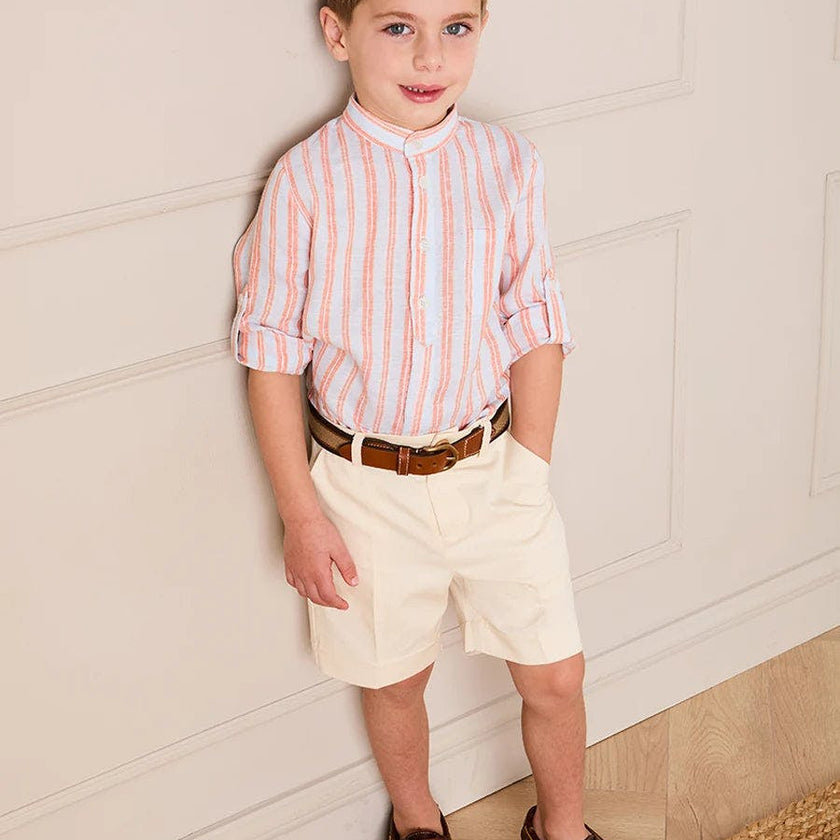 Tailored Shorts in Cream (4-8yrs)