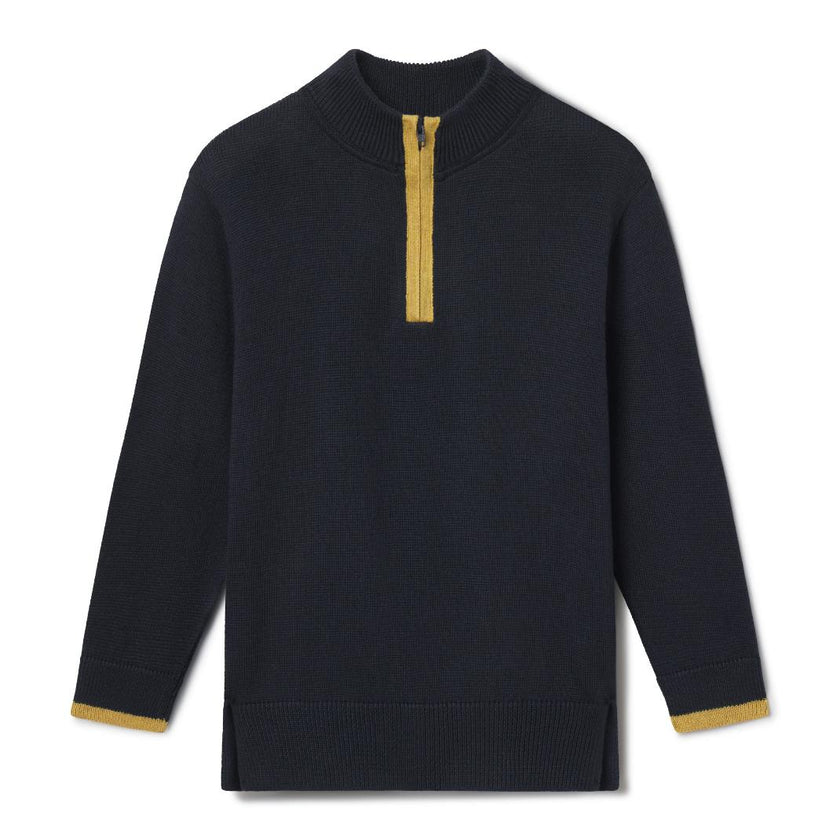 Griffin Sweater in Collegiate Navy