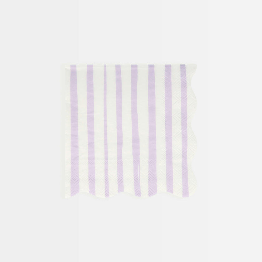 Mixed Stripe Small Napkins