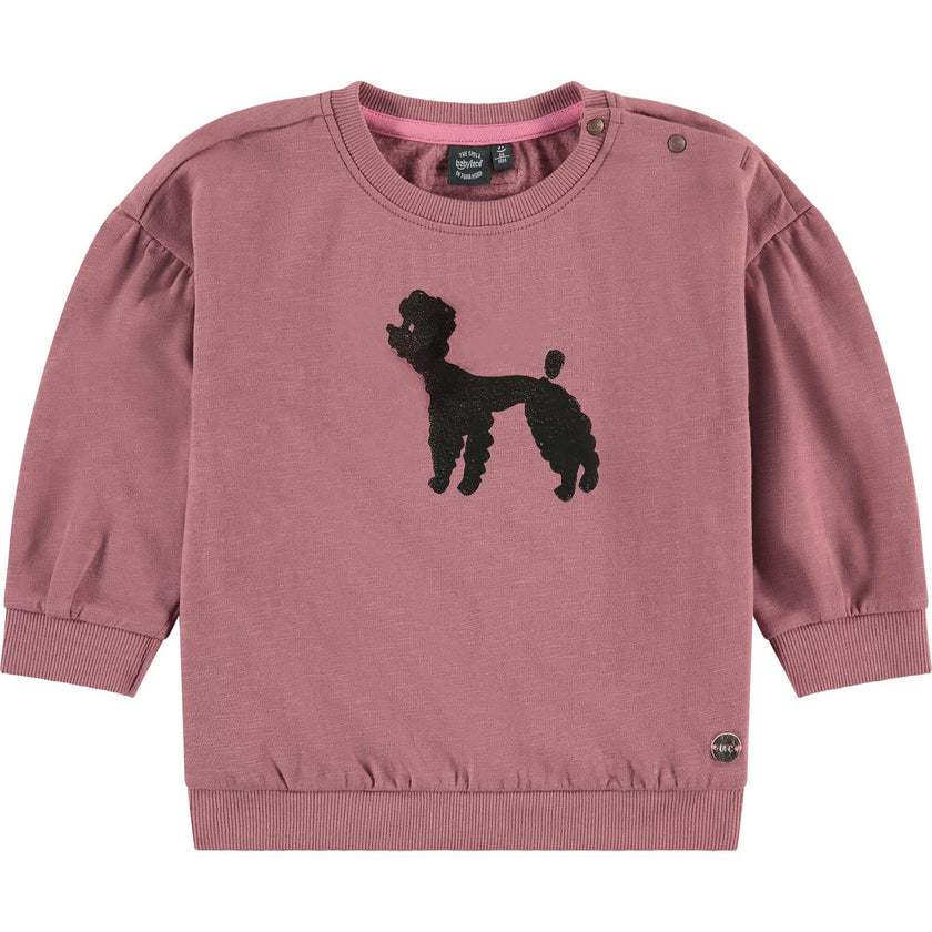 Poodle Print Sweatshirt