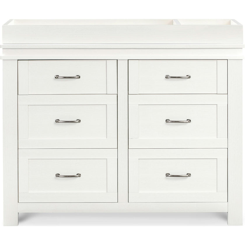 Wesley Farmhouse 6-Drawer Assembled Double Dresser