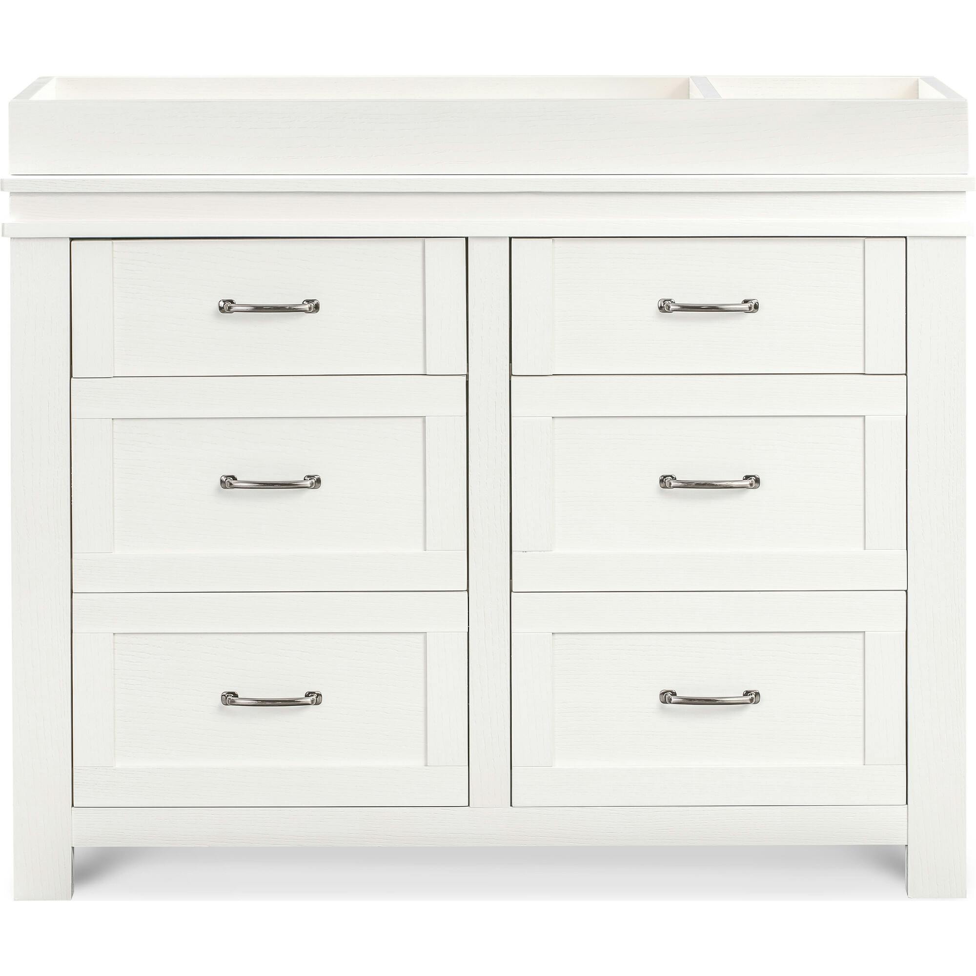 Wesley Farmhouse 6-Drawer Assembled Double Dresser