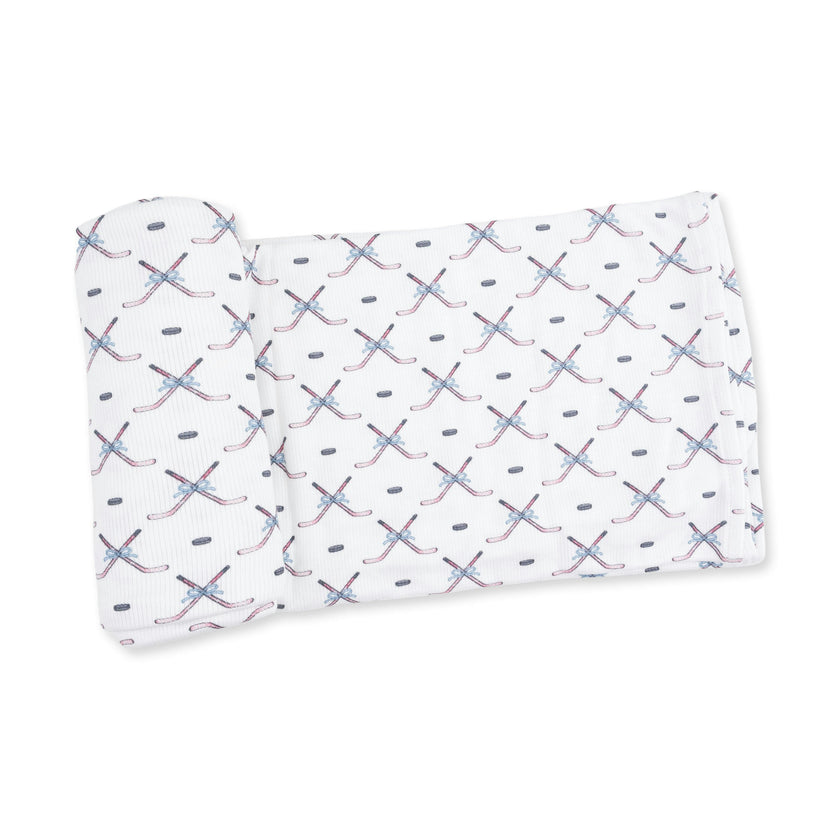 Simple Hockey Pink - Swaddle Blanket