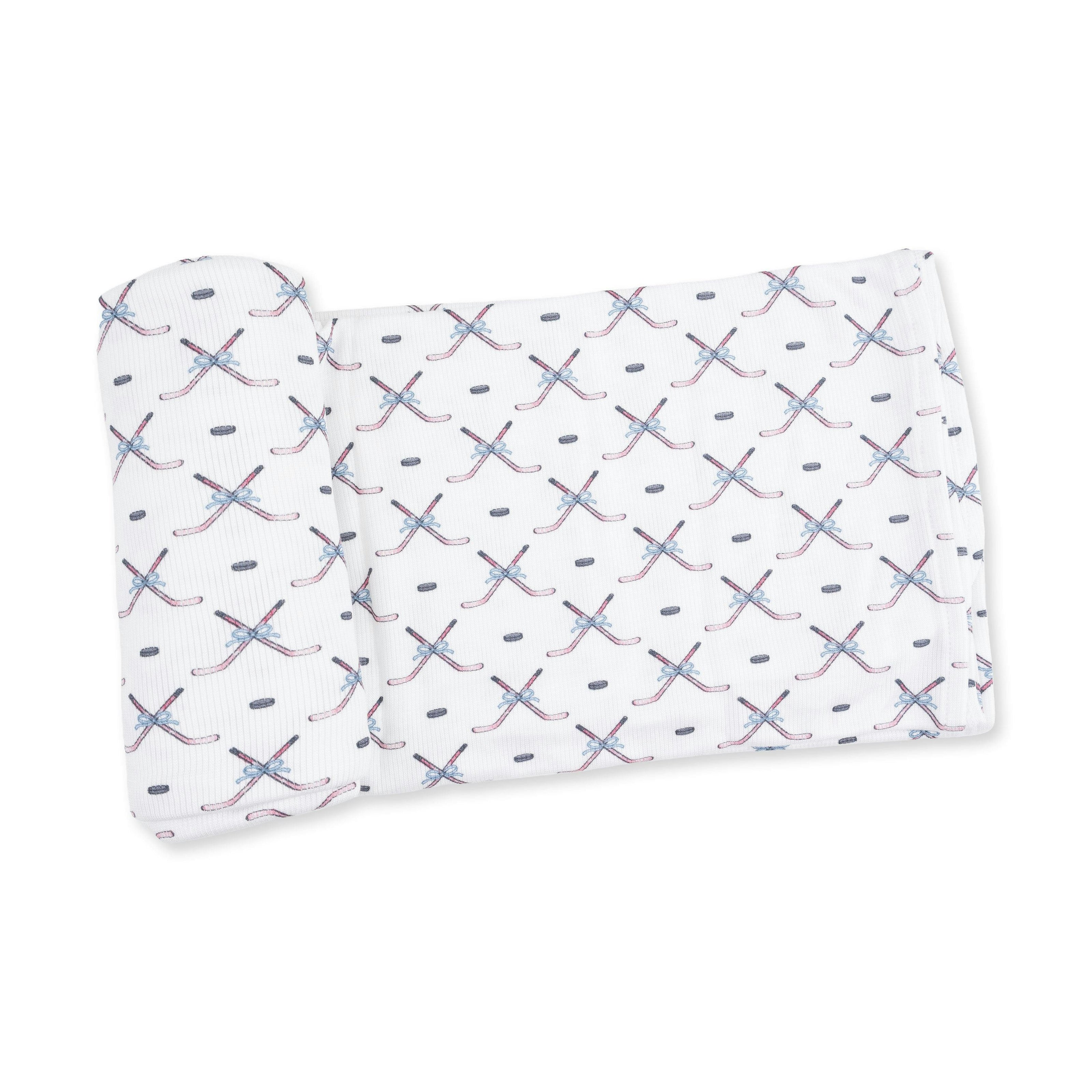 Simple Hockey Pink - Swaddle Blanket