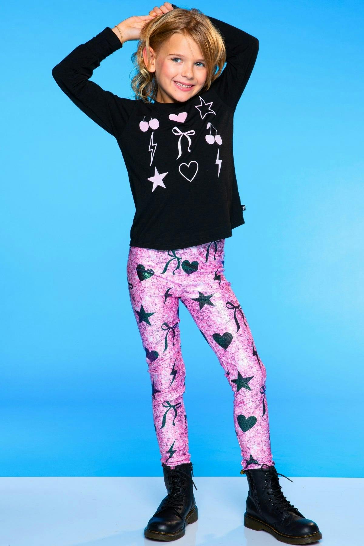 Glitter Foil High Shine Legging