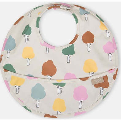 Tree Print Waterproof Pocket Bib