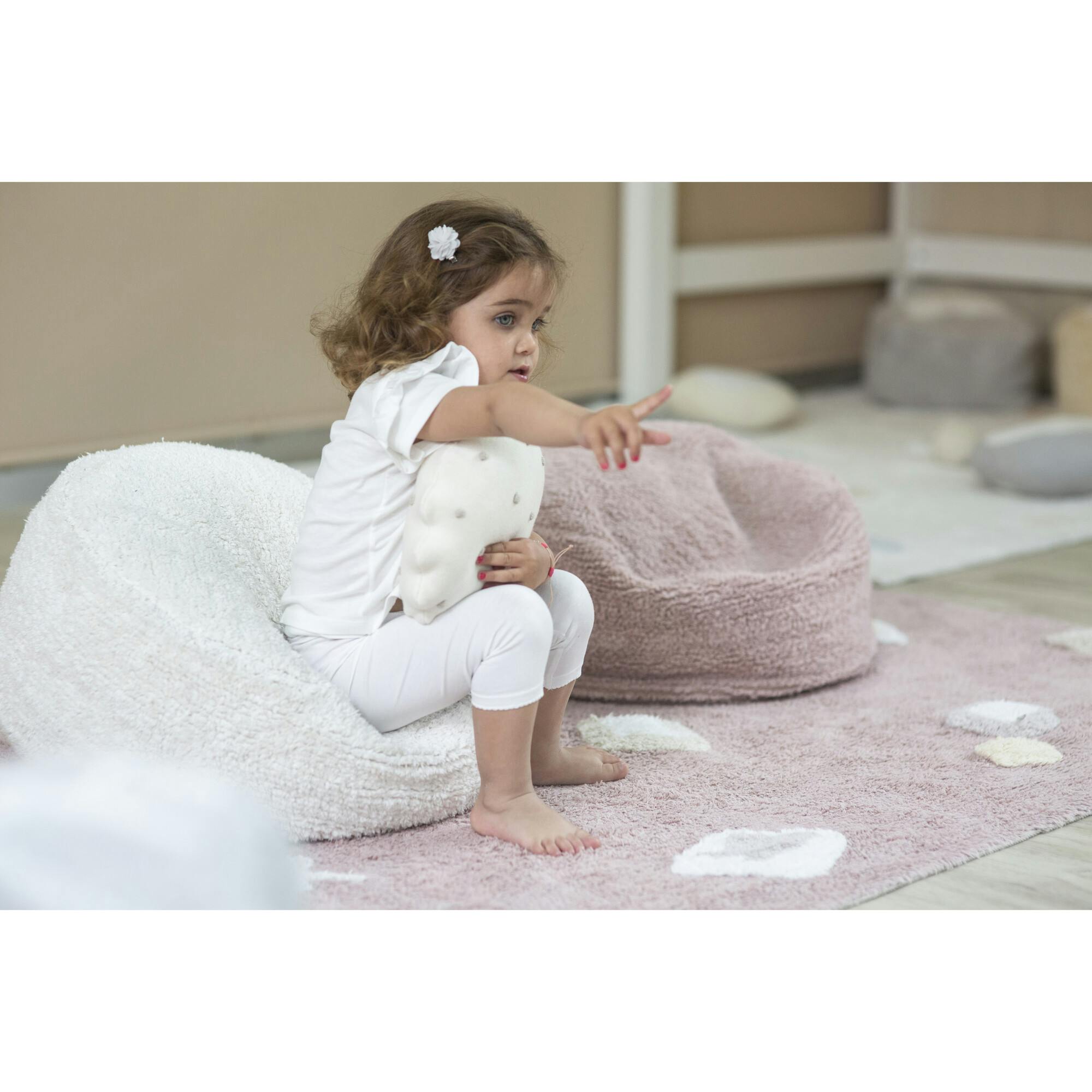 Round Knitted Biscuit Cushion