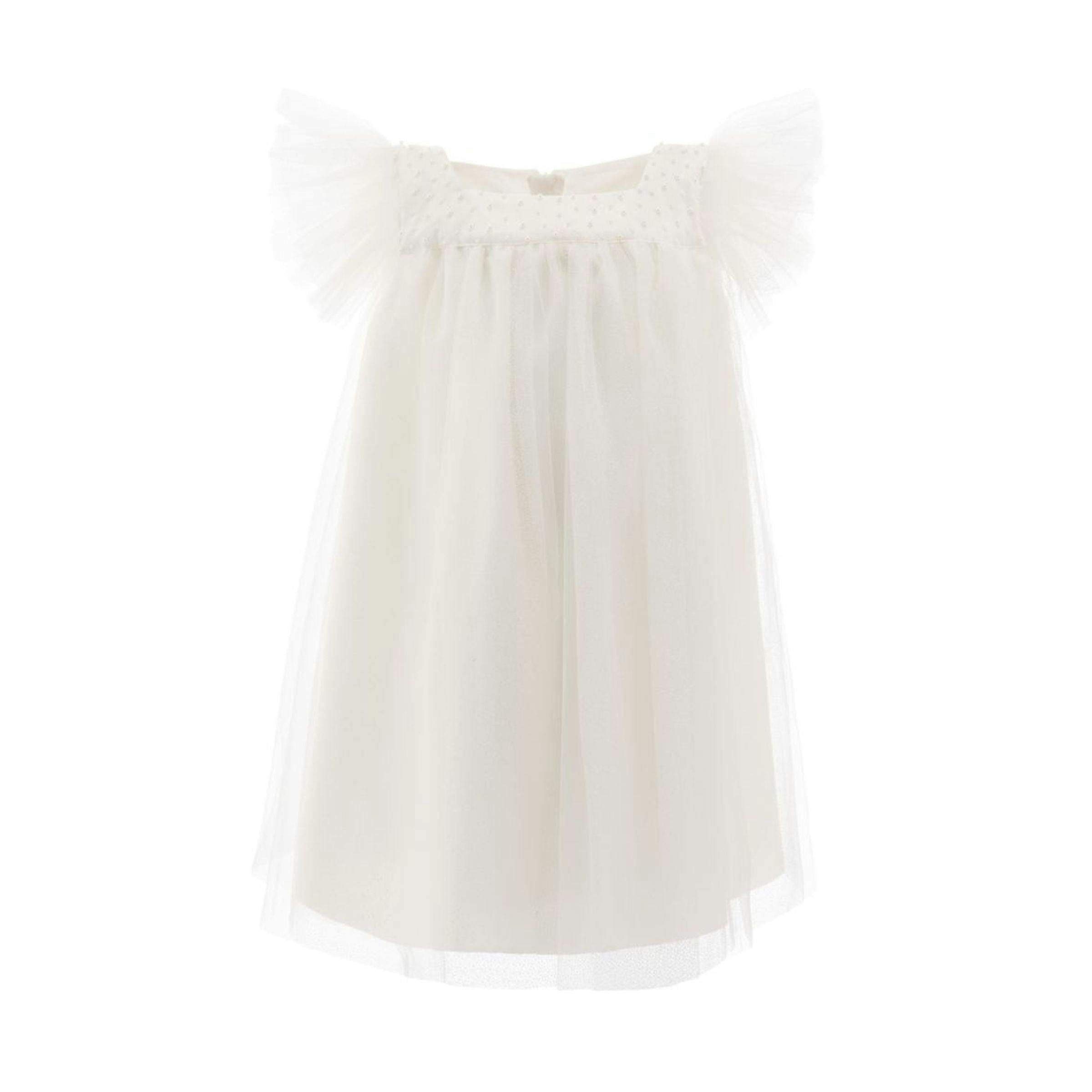 Cream Elena Dress