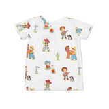 Vintage Cowboys - Short Sleeve Loungewear Set