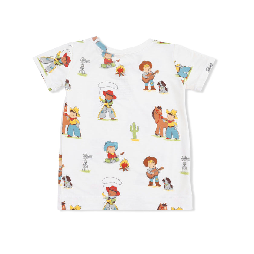 Vintage Cowboys - Short Sleeve Loungewear Set