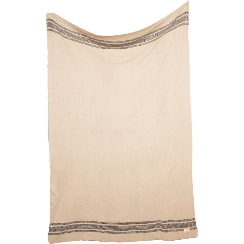 Reversible Stripe Blanket Travel Set