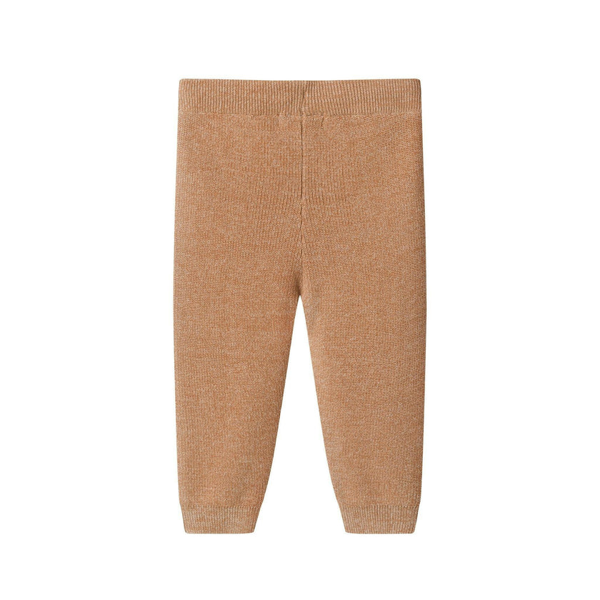 Infant Boys Hooded Sweater Knit Set | Thanksgiving Patches - Beige