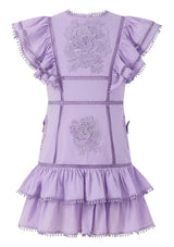 Carloyn Frill Cotton Mini Dress