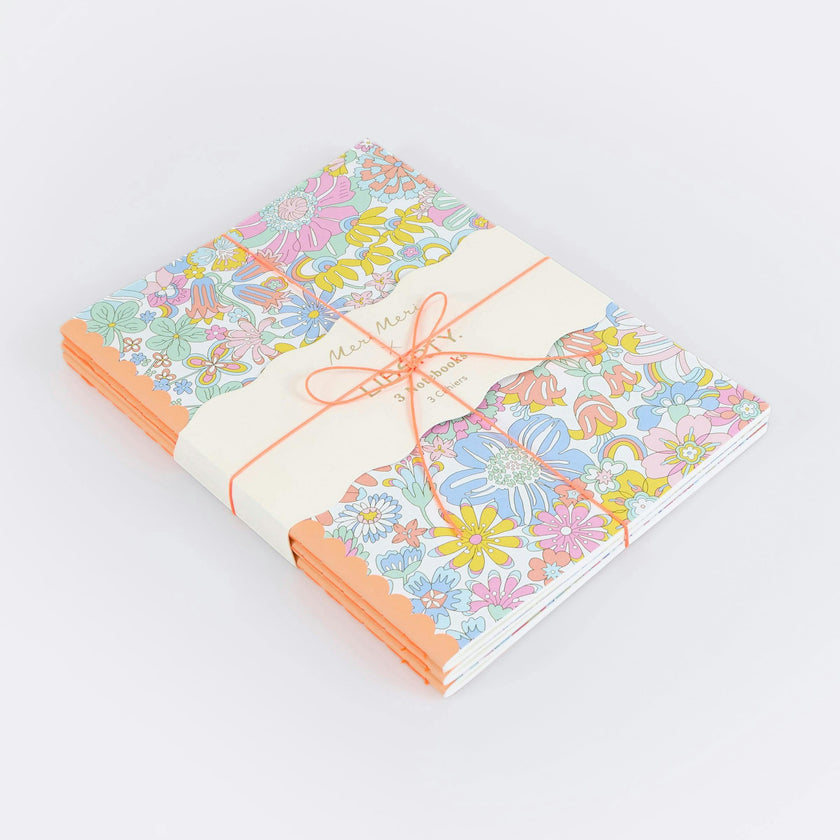 Meri Meri x Liberty Softcover Notebook Set