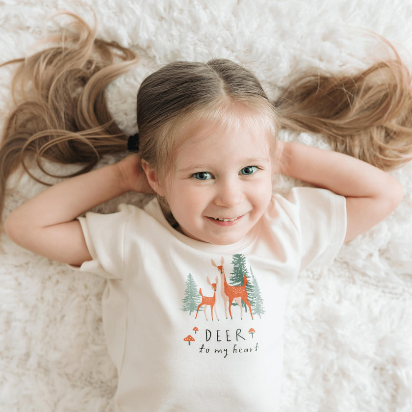 graphic tee | deer to my heart