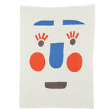 Funny Face Knit Midi Blanket