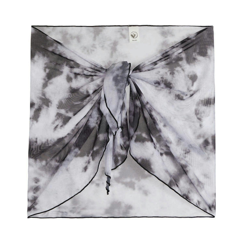 Dijana Sarong Mesh Tie Dye Wrap Skirt