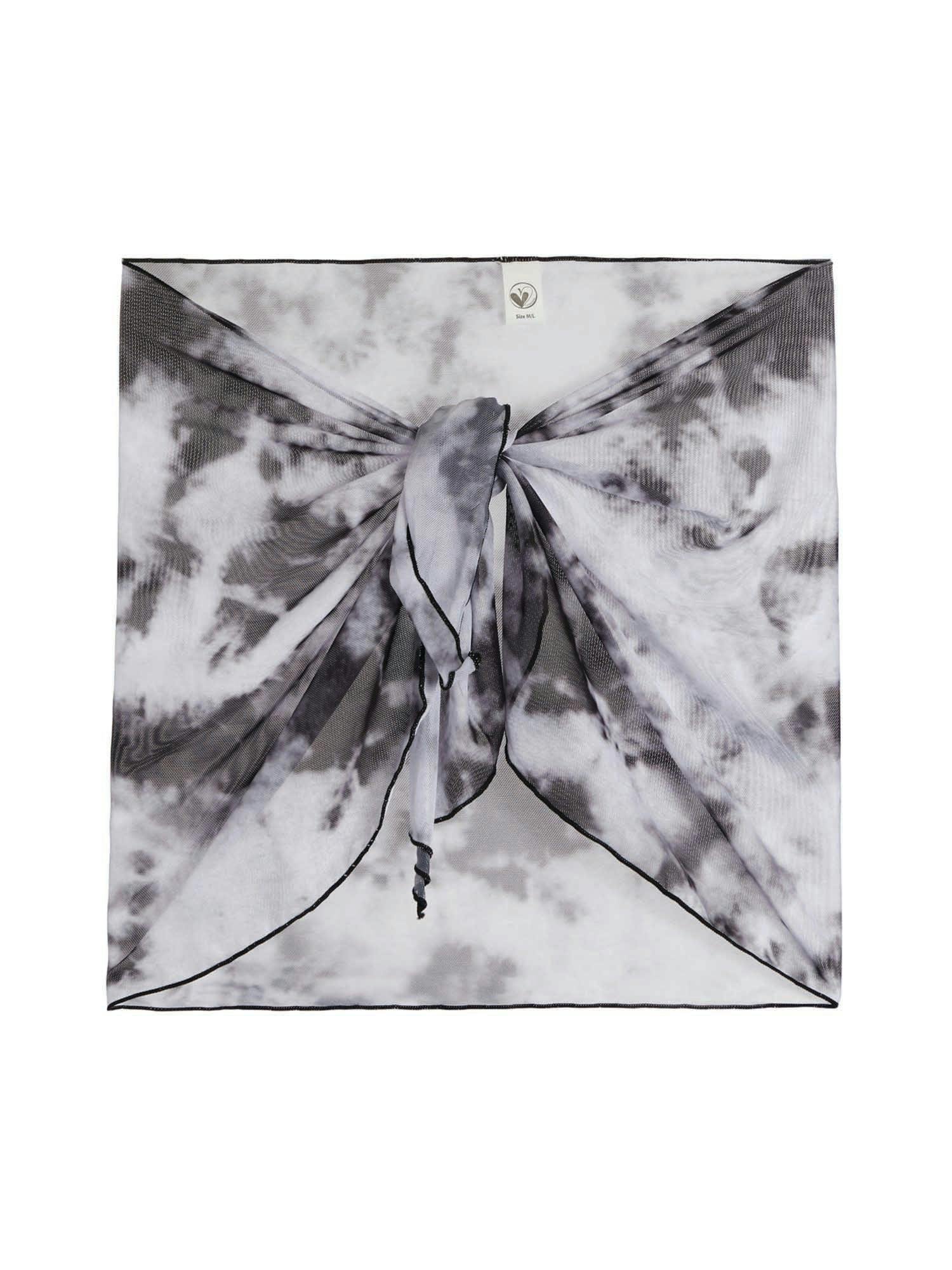 Dijana Sarong Mesh Tie Dye Wrap Skirt