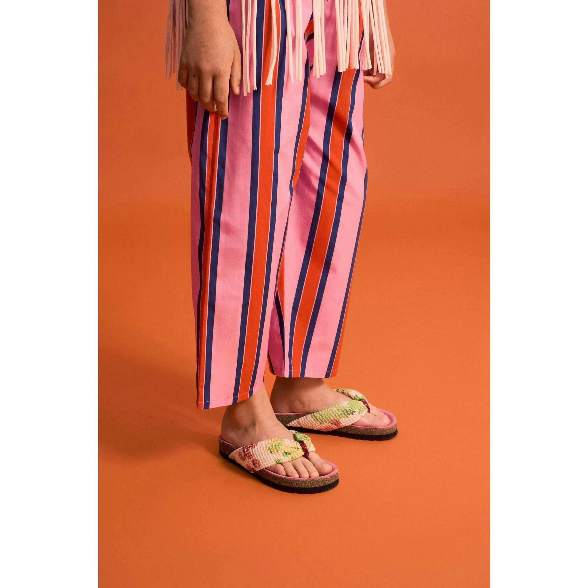 TROPIC STRIPED PANTS PINK