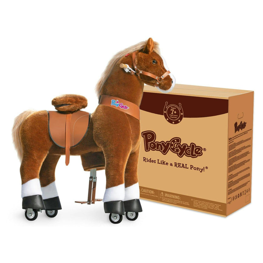 Model U® Horse Ride-On Toy Age 7+ – Brown