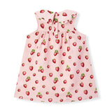 Strawberry Ruffle Collar Dress