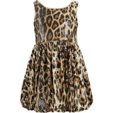 Sequin Leopard Bubble Dress