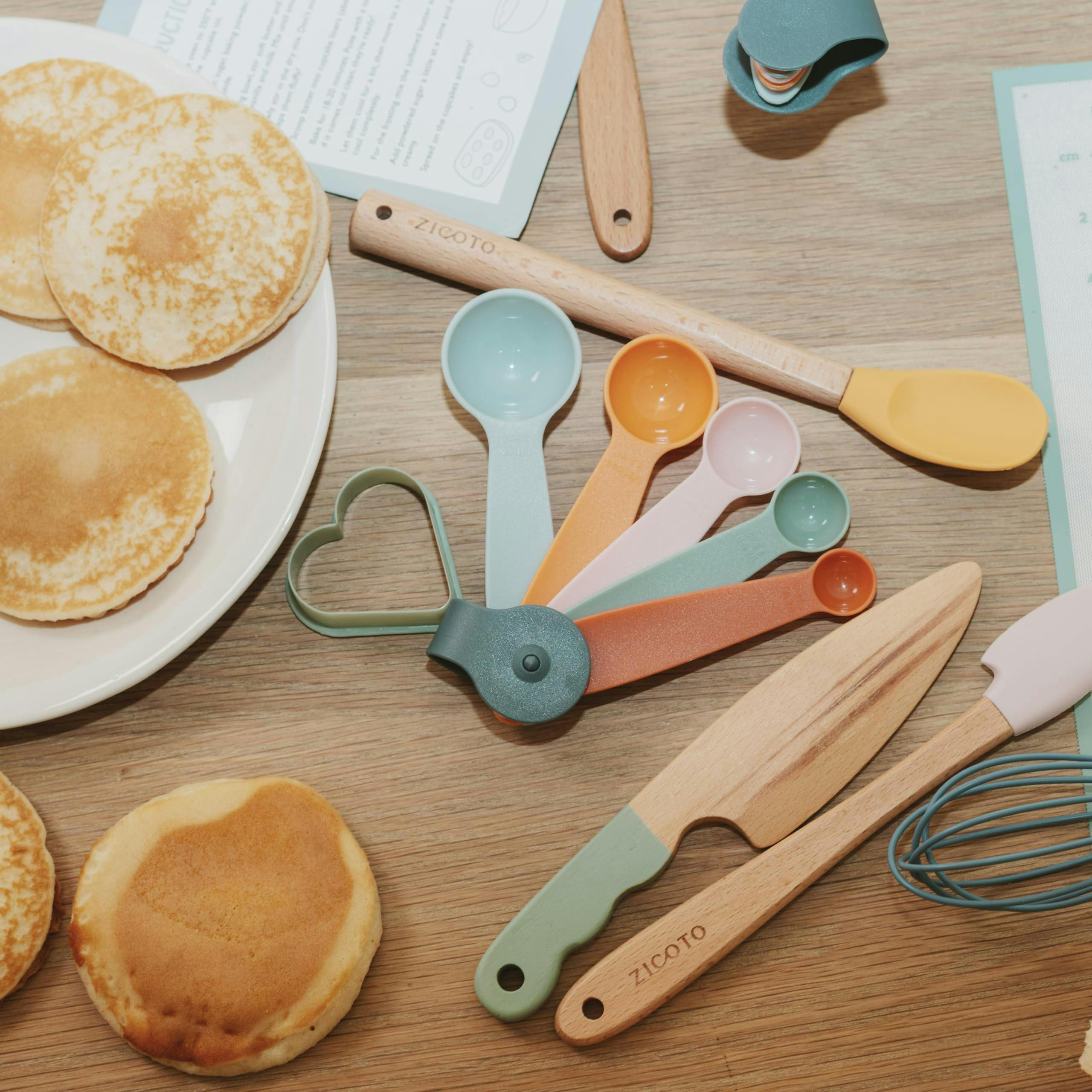 Kid Safe Cooking Tools - Kids Baking Set Gift for Girls