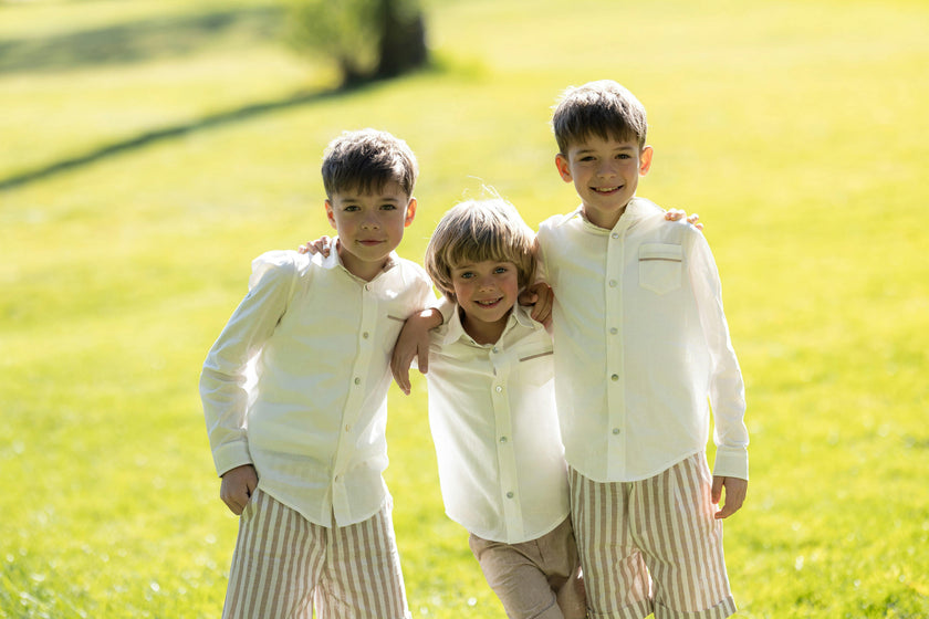 Ashton Linen Top and Shorts Set