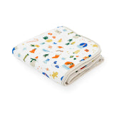 Original Cotton Muslin Quilt - Christmas Time
