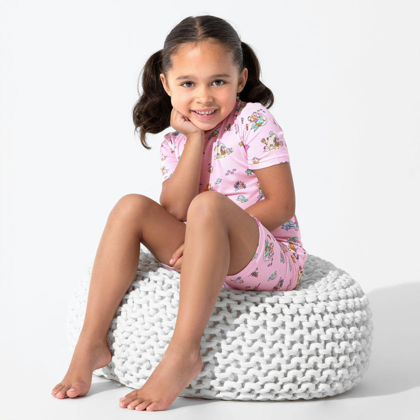 Mermaid Lagoon Kids Pajama Short Set