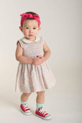 Hand-Smocked Baby Dress - Flora