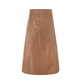LEATHER SEAM SKIRT