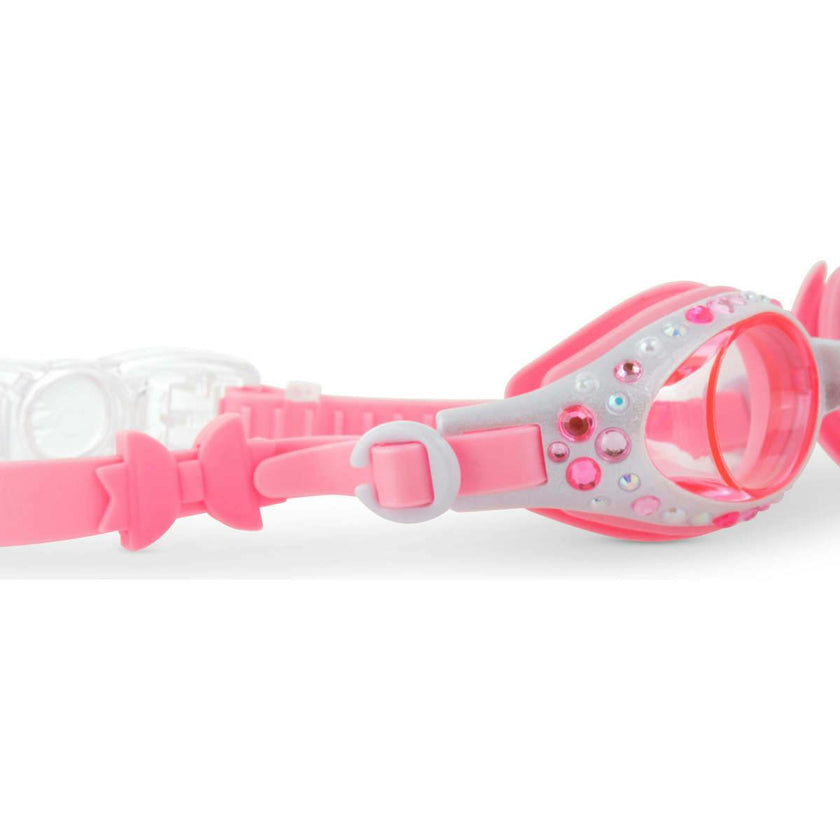 Pearl White Bow Youth Swim Goggle