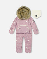 One-Piece Baby Snug Snowsuit Designed for Car Seat