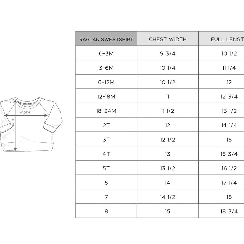 Boy's Raglan Sweatshirt