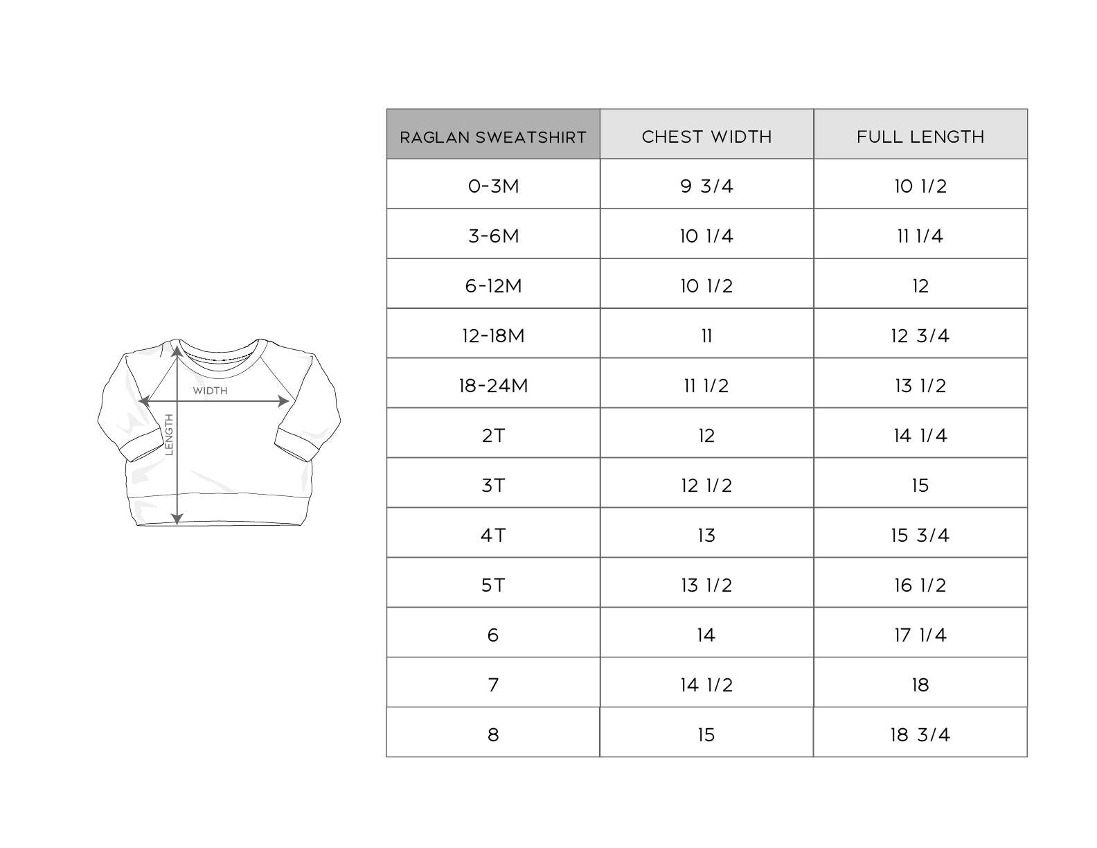 Girls Raglan Sweatshirt in Farm Fresh Strawberries