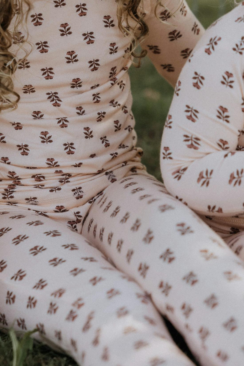 Modal Pajama Set in Wild Rose