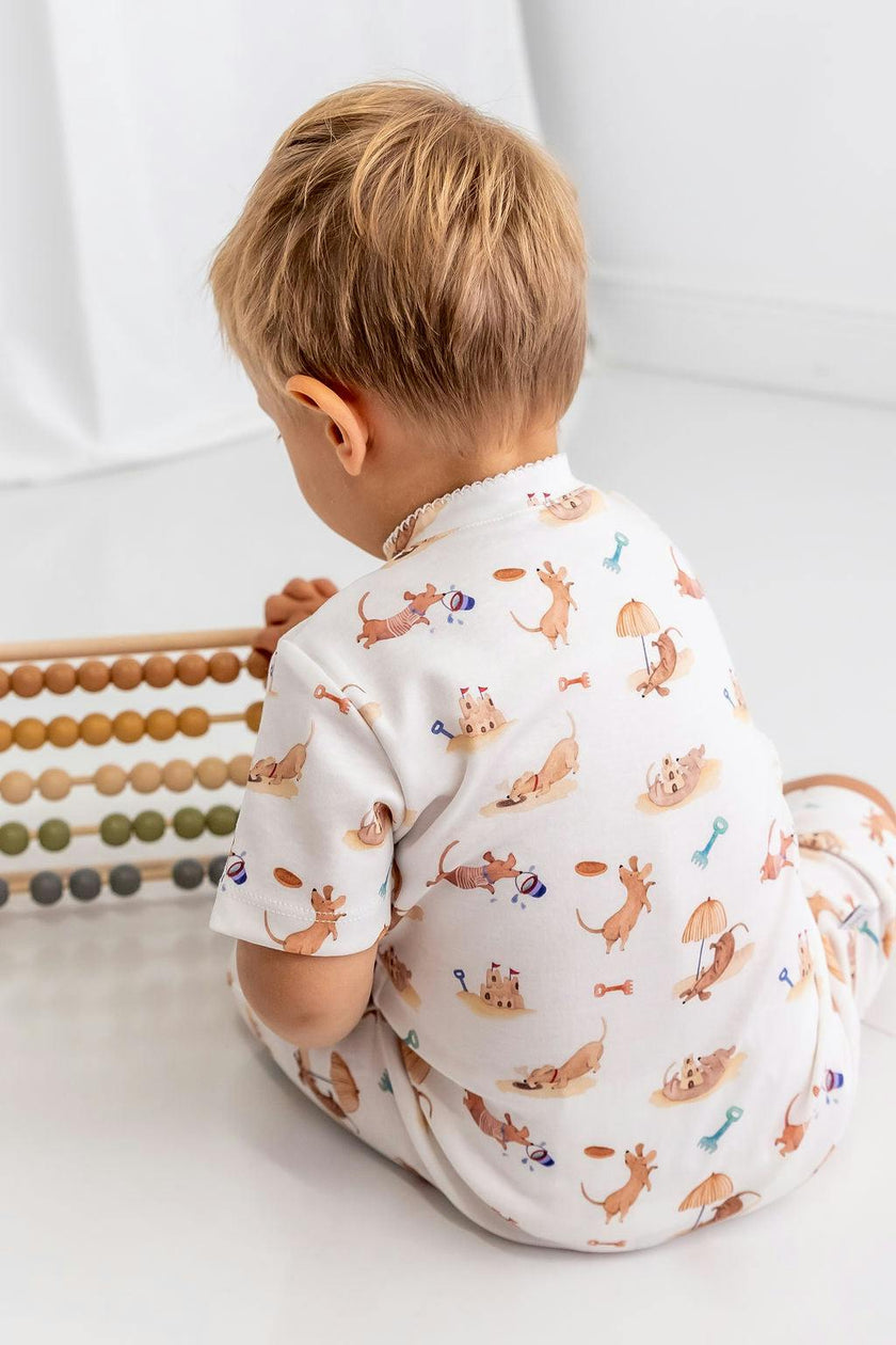 Beach Dogs Pima Cotton Short Romper