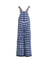 Kids Snow Pant in Navy Gingham
