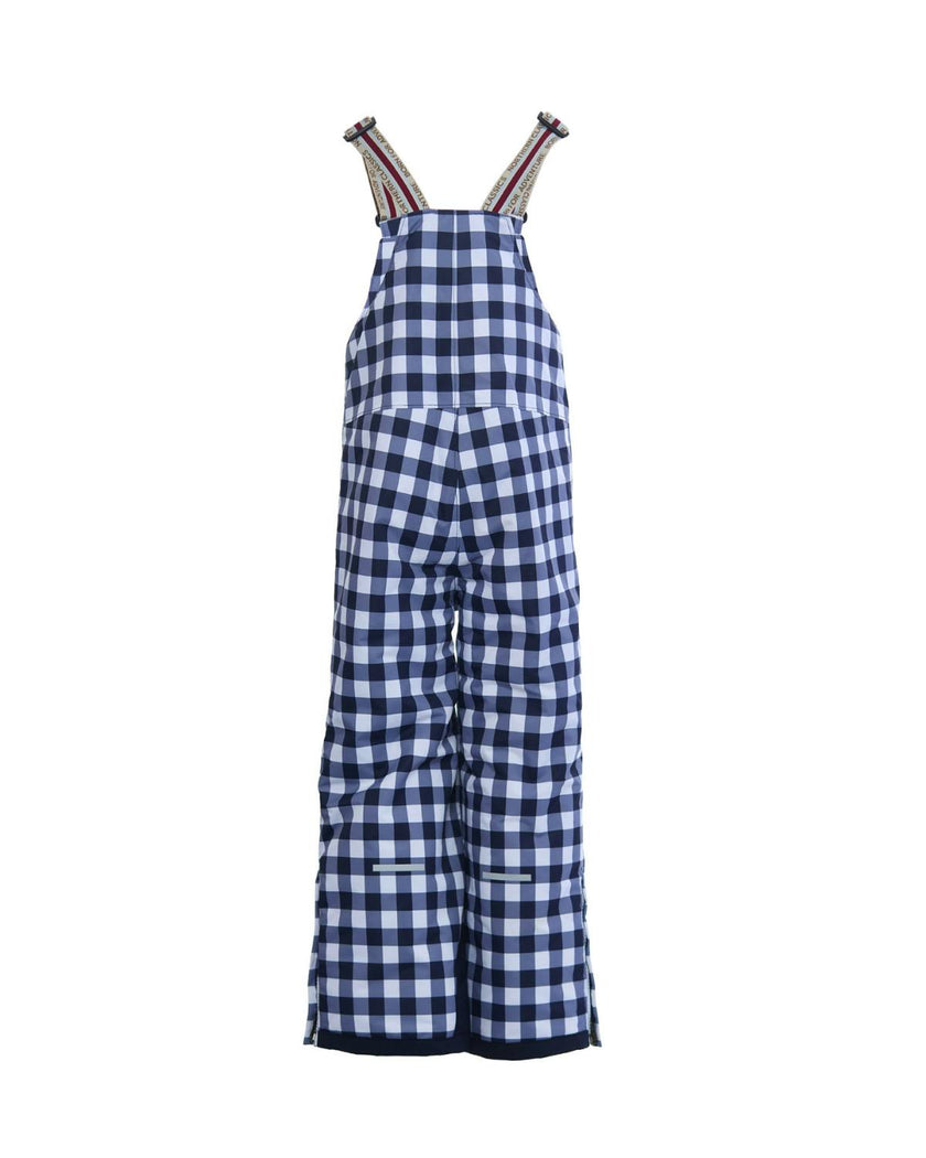 Kids Snow Pant in Navy Gingham