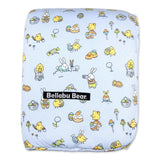 Easter Bunny Blue Bamboo Blanket
