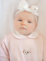 Spotted Girl Puppy Day Gown | Lt Pink