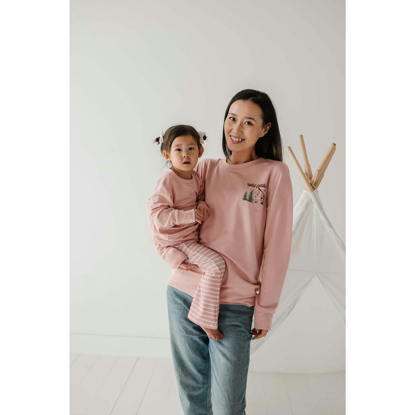 Women's Pullover Mama in Burlwood